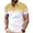 Yellow, variant on Fnnxeal Mens Polo Shirts Summer Collared Pullover Short Sleeve Casual Button Polo Yellow Shirts for Men Size M