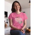 thumbnail image 2 of Flowery Mother's Day Shaped T-Shirt Women -Image by Shutterstock, Female 3X-Large, 2 of 4