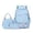 Blue Fish, variant on Laptop School Bag Backpack,Fashion Lightweight Travel Shoulder Bookbags,Primary School Season Gift 3 PCS