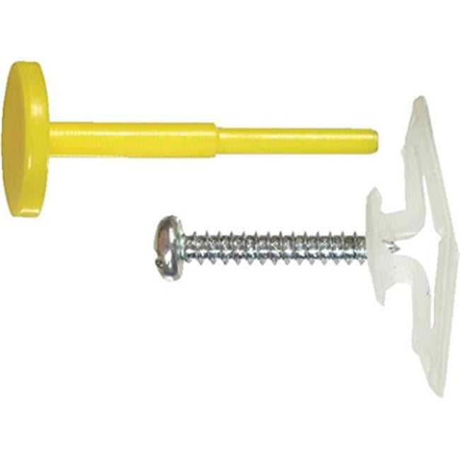 0.13 in. Small Nylon Plastic Toggle Anchor with Screw & Pin Walmart