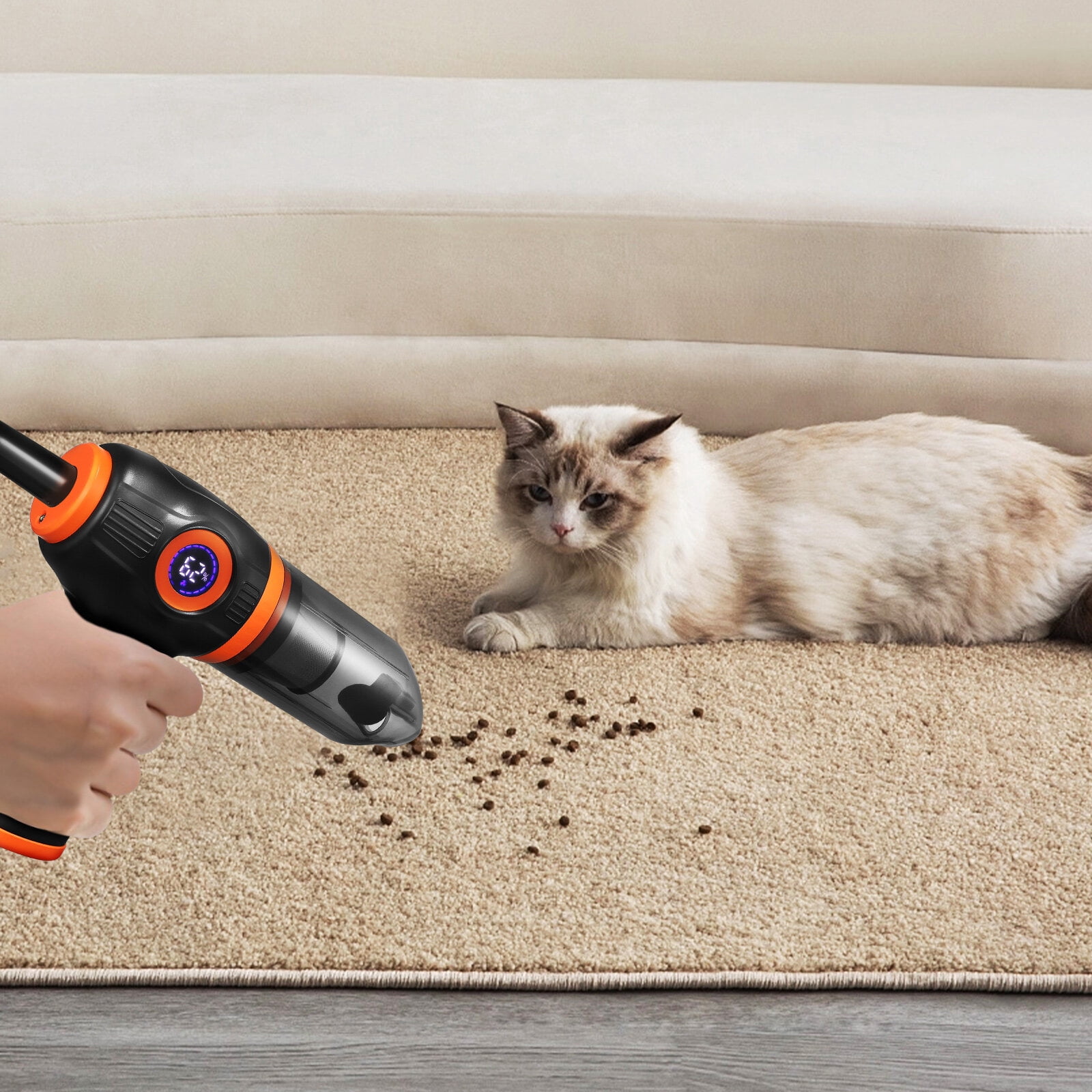 Portable Dust Blower, Compressed Air Duster Portable Cordless Air Duster Air Blower Keyboard Cleaning Duster