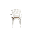 thumbnail image 6 of Miekor 3 Piece Patio Bistro Set Cast Aluminum Bistro Table and Chairs Set of 2 with Umbrella Hole,All Weather Metal Bistro Table Set,Outdoor Patio Furniture Set for Garden with cushion White 36371, 6 of 12