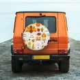 thumbnail image 6 of Pofeuu Thanksgiving Print Spare Tire Wheel Cover for Car Truck SUV Camper Universal Fit Spare Tire Cover RV Spare Tire Covers-17 inch, 6 of 6