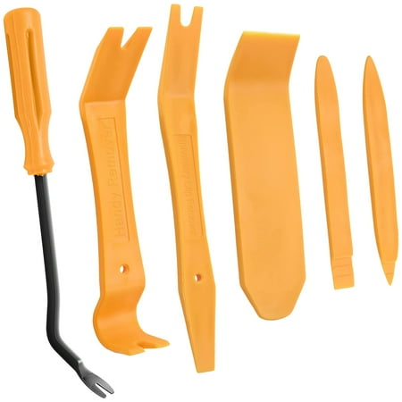 

AXELECT 6 Pack Trim Removal Tool Kit Car Panel Door Audio Trim Tool Kit Auto Clip Fastener Remover Pry Tools Set