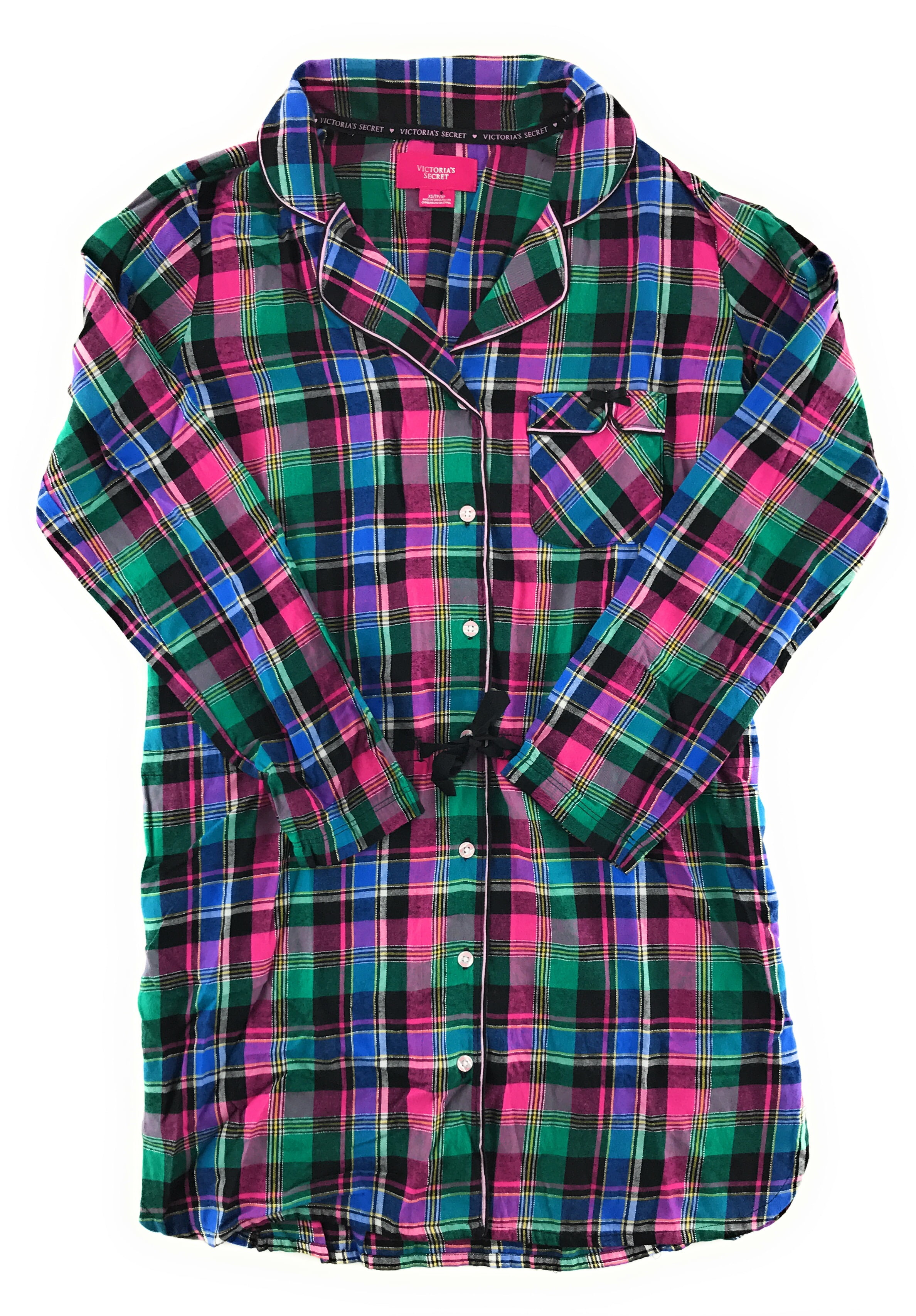 flannel pj dress