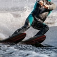 thumbnail image 4 of OBrien Vortex Combo 65.5 Inch Adult Mens Size 4.5-13 Wide Body Water Skis, Red, 4 of 9