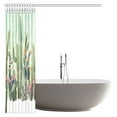 thumbnail image 2 of MYPOP Cactus Decor Shower Curtain, Cute Succulents Cactus Spikes Flowers Cartoon Vintage Like Colored Artwork Fabric Bathroom Shower Curtain with Hooks, 66 X 72 Inches, 2 of 2