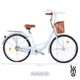 thumbnail image 2 of Bicicleta Urbana De Paseo R26 Doble Freno Vintage Canastilla celeste, 2 of 8