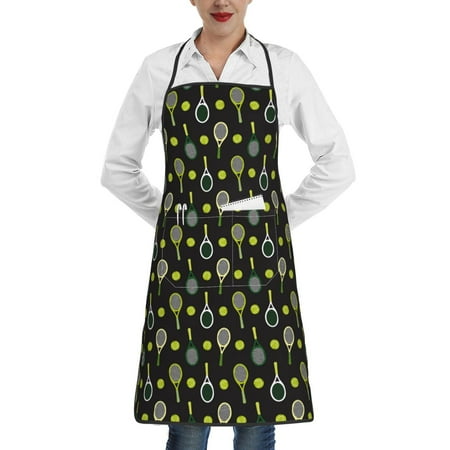 

Sikiie Tennis Rackets Aprons for Kitchen Cooking Aprons Chef Apron for Men Women Chef
