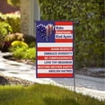 thumbnail image 5 of GQDIN American Flag USA Garden Flag 12 x 18 inch - "Make America Kind Again" Yard Sign, All Weather Outdoor Decoration for Porch Fence Post,Patriotic Double Sided Small Flags for Yard, 5 of 8