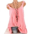 thumbnail image 4 of USSUMA Camisole Tops for Women Womens Tops Fashion Women Casual Loose Solid Lace Sling Slim Tank Sexy Tops Holiday Saving Womens Tops Solidcolor, 4 of 5