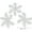 3.14 Inch, variant on 6 Pcs Extra Large Snowflakes Christmas Ornaments, 9.05 Inch Glittered Snowflakes Decorations, Oversized Christmas Tree Ornaments Winter Indoor Outdoor Window Hanging Decorations