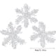 thumbnail image 1 of Copo de Nieve Navideño, Cadena de Copos de Nieve, Decoración para Árbol de Navidad, Colgante, Copo de Nieve Navideño, Decoración Navideña, 1 of 3