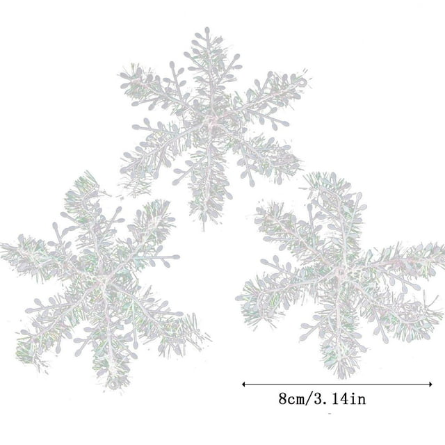 Dvkptbk Chopper Christmas Snowflake Snowflake String Decoration Christmas Tree Decoration Pendant Christmas Snowflake Christmas Decoration Chopper