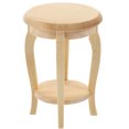 thumbnail image 1 of Doll House Miniature Stool Doll House Mini Stool Miniature Wooden Stool Model, 1 of 9