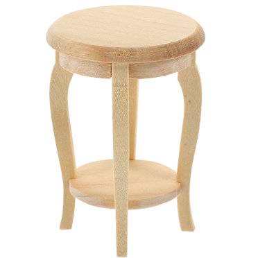 Doll House Miniature Stool Doll House Mini Stool Miniature Wooden Stool Model