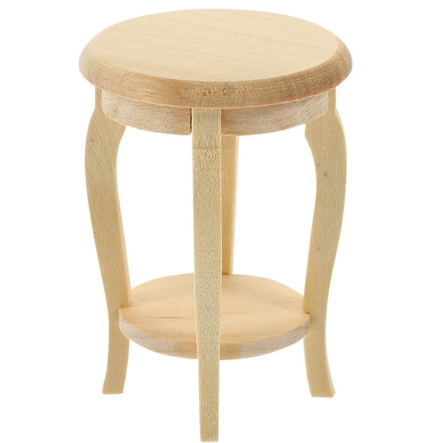 Doll House Miniature Stool Doll House Mini Stool Miniature Wooden Stool Model
