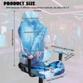 thumbnail image 4 of TSOVTHRID Blue Butterfly Marble Texture Print 4 PCS Gaming Chair Covers Slipcovers with Armrest Covers Computer Chair Cover Stretchable Gamer Chair Cover Cat Scratch Proof, 4 of 7