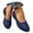 Blue, variant on Stylago Leather Flat Shoes for Women Slip on Dressy Work Loafers Pointed Toe Low Heel Walking Shoe Ladies Outdoor Casual Sandal Size 7 Pink