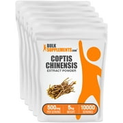 BulkSupplements Coptis Chinensis Extract Powder - 500mg per Serving - 5 Kilograms (11 lbs) - 10000 Servings