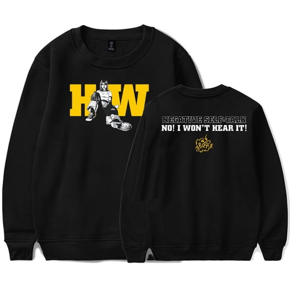 Hayley Williams Negative Self-Talk Merch Crewneck Sweatshirts Cosplay Women Men Fashion Long Sleeve Stylish Y2K Design Top