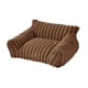 thumbnail image 5 of Cama para gatos y perros, portátil, suave, antideslizante, para interiores Café, 5 of 9
