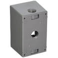 thumbnail image 2 of Hubbell Raco 2-5/8" Deep Weatherproof Electrical Box - 1-Gang Gray Die Cast Aluminum 2 of 10