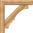 thumbnail image 3 of Ekena Millwork 8"W x 44"D x 44"H Balboa Block Rough Sawn Bracket w/ Offset Brace, Western Red Cedar, 3 of 25