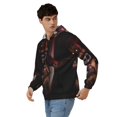 thumbnail image 4 of Saiise Five Nights At Freddy'S Mens Zip Up Hoodie Long Sleeve Full-zip Hooded Sweatshirt Pullover With Kangaroo Pocket S-3XL, 4 of 6