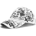 thumbnail image 3 of Graffiti Baseball Cap Fashion Personality Hiphop Street Trend Hat, 3 of 5