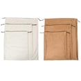 thumbnail image 4 of Bolsa de almacenamiento con cordón transpirable y a prueba de polvo para zapatos y calzado, espacio Beige 32x40cm, 4 of 7