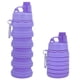thumbnail image 3 of DQrwqpou Botella Deportiva Silicona A Prueba Fugas 500 Ml Accesorios para Exteriores Plegables (púrpura), 3 of 9