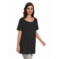 thumbnail image 5 of Plus Size Tops for Womens Summer Clothes Short Sleeve Shirts Casual V Neck Tshirt, 5 of 6