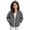 Gray, variant on Girls Fleece Hooded Jacket Loose Fit Long Sleeve Coats With Pocket Teen Warm Winter Outerwear Clothes 5-15 Years