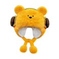 thumbnail image 3 of TISHITA Cute Plush Hat Comfortable Photo Prop Funny Soft for Festivals Shopping Gift Yellow, 3 of 8