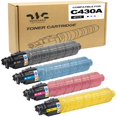 thumbnail image 1 of Cartucho de tóner Weemay SP C430A, paquete de 4, compatible con Ricoh, 1 of 7