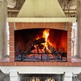 thumbnail image 4 of Singlyfire Fireplace Grate 21 inch Cast Iron Fireplace Log Grate Rack Heavy Duty Steel Holder 3/4" Bar Fire Grates Wrought Iron Wood Stove Holder Firewood Burning Rack for Indoor Outdoor Chimney, 4 of 9