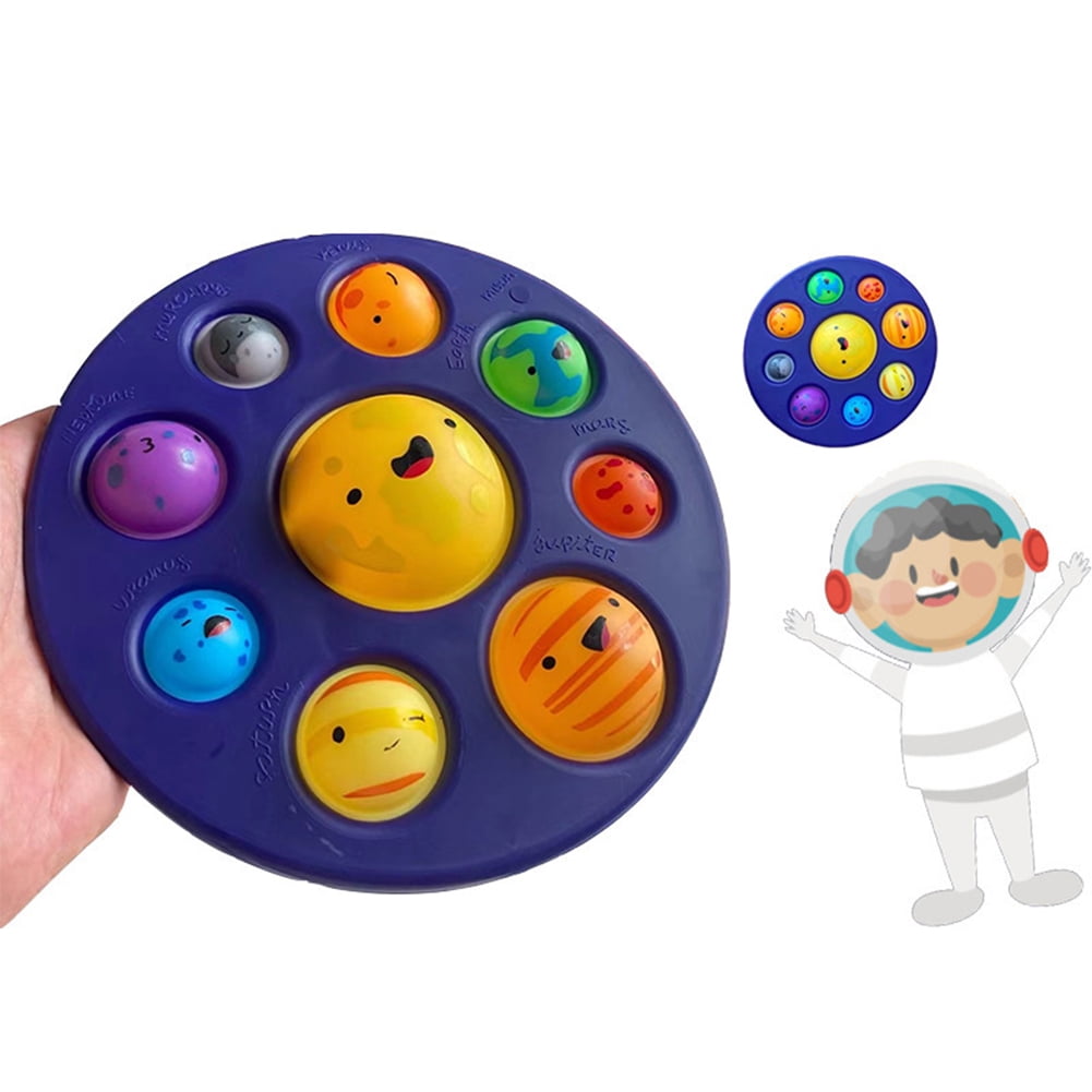 Silicone Planet Dimple Fidget Autism Toy Stress Reliever Kid Fat Brain Tool