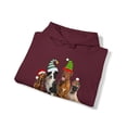 thumbnail image 4 of Woof Christmas Unisex Heavy Blend™ Hooded Sweatshirt, 4 of 4