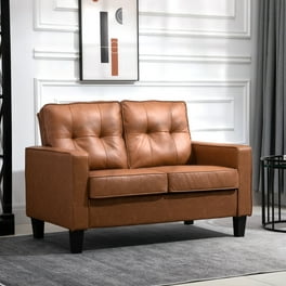 Walmart faux leather loveseat discount