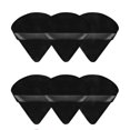 thumbnail image 1 of 6 Pieces Powder Puff Face Soft Triangle Makeup Puff for Loose Powder Mineral Powder Body Powder Velour Cosmetic Foundation Blender Sponge Beauty Makeup Tools (Black), 1 of 5