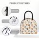 thumbnail image 4 of Balery Shiba Head Face Bolsa de Almuerzo para Mujeres, Caja de Almuerzo, Bolsa de Almuerzo Pequeña Impermeable, Tote de Almuerzo Reutilizable con Gran Capacidad, 4 of 6
