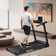 thumbnail image 7 of Tomile Folding Treadmill for Home, 3.0 HP Portable Treadmill, Walking Running Pad with Handles, 300 lbs Capacity, 7 of 7