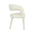 thumbnail image 6 of Meridian Furniture Sylvester Cream Vegan Leather Dining Chair, 6 of 9