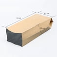 thumbnail image 2 of VERDANVERSE 100Pcs Rectangular Kraft Paper Pouch for Coffee Beans Waterproof Sealing 5.1x2.2x1In, 2 of 8