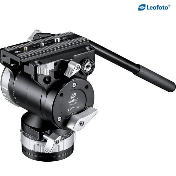 Leofoto BV-30M Pro Video Fluid Head - Manfrotto Standard Clamp