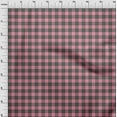 thumbnail image 3 of oneOone Organic Cotton Poplin Twill Fabric Tartan Check Printed Fabric 1 Yard 42 Inch Wide, 3 of 4
