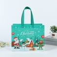 thumbnail image 2 of Twinkseal Christmas Gift Bags Christmas Gift Bag Santa Claus Snowman Design Capacity Dual Handle Non-woven Fabric Candy Gift Packaging Bag Gift for Christmas, 2 of 8