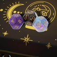 thumbnail image 4 of Ensemble de dés Multi-Faces Jeu de Société Donjons Jeu de Table Fête dés D&D Jeux RPG Jeu de Rôle Jouets de Bar Violet Vert Café, 4 of 8