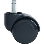Master Mfg. Co Safety Series Chair Mat Casters, Oversized Neck, Matte Black